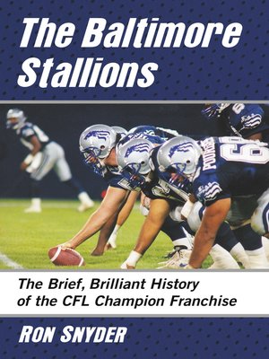 cover image of The Baltimore Stallions